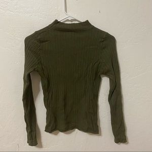 Trimmed Turtle Neck Top